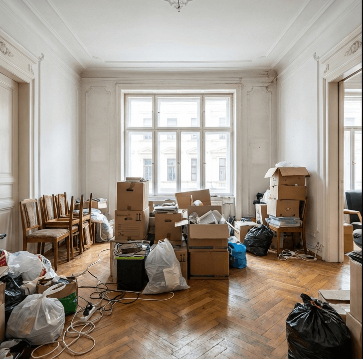 Vorher: Wohnungsentrümpelung Wien